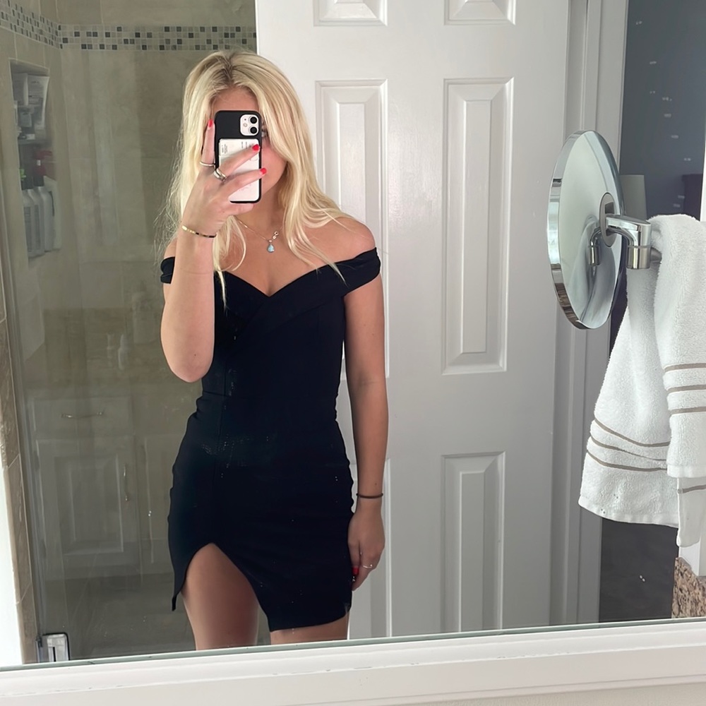 By the Way Mini Black Dress